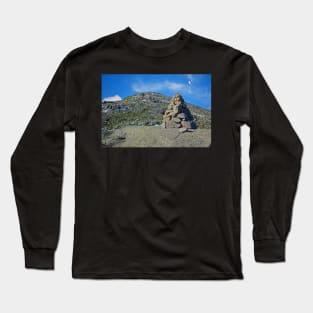 Mt. Marcy Rock Cairn Keene Valley NY New York Long Sleeve T-Shirt